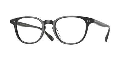 Pre-owned Oliver Peoples 0ov5481u Sadao 1731 Black Pillow Unisex Eyeglasses In Clear