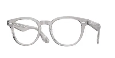 Pre-owned Oliver Peoples 0ov5485u Jep-r 1132 Workman Grey/blue Block Unisex Eyeglasses