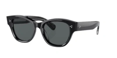 Pre-owned Oliver Peoples 0ov5490su-511492p2 Pillow Black In Gray