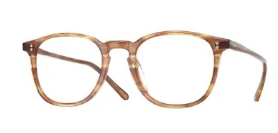 Pre-owned Oliver Peoples 0ov5491u Finley 1993 1744 Hinoki Tortoise Unisex Eyeglasses In Clear