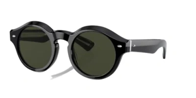 Pre-owned Oliver Peoples 0ov5493su-501492p1 Oval Black In Green