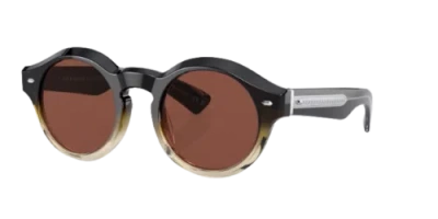 Pre-owned Oliver Peoples 0ov5493su-501748c5 Oval Black In Red