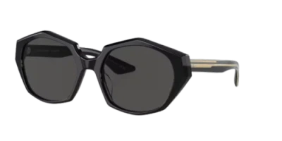 Pre-owned Oliver Peoples 0ov5511su-57100581 Cat Eye Black In Gray