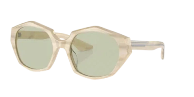 Pre-owned Oliver Peoples 0ov5511su-5710492 Cat Eye Beige In Green