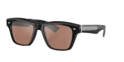 Pre-owned Oliver Peoples 0ov5522su-521492w4 Pillow Black In Orange
