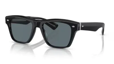 Pre-owned Oliver Peoples 0ov5522su Oliver Sixties Sun 14923r Black/blue Men's Sunglasses In Blue Polar