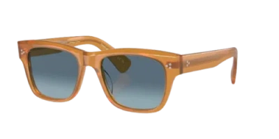 Pre-owned Oliver Peoples 0ov5524su-521578q8 Pillow Brown In Blue