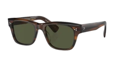 Pre-owned Oliver Peoples 0ov5524su-52172452 Pillow Brown In Gray