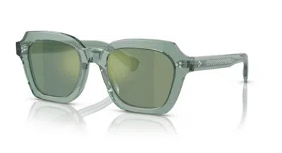 Pre-owned Oliver Peoples 0ov5526su Kienna 15476r Ivy/graphite Gold 51mm Women's Sunglasses