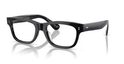 Pre-owned Oliver Peoples 0ov5540u Rosson 1005 Black Soft Square Men's Eyeglasses In Clear
