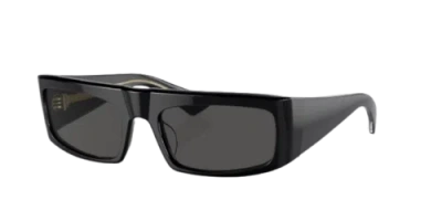 Pre-owned Oliver Peoples 0ov5549su-56149287 Rectangle Black In Gray