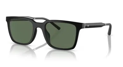 Pre-owned Oliver Peoples 0ov5553su Mr. Federer 70019a Semi-matte Black/green Sunglasses