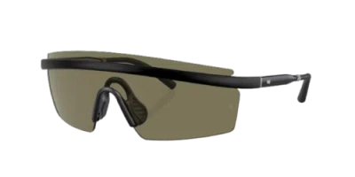 Pre-owned Oliver Peoples 0ov5556s-3570012 Irregular Black In Green