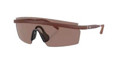 Pre-owned Oliver Peoples 0ov5556s-35700253 Irregular Bordeaux In Brown