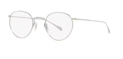 Pre-owned Oliver Peoples 0ov7955t Gallaway S Round 46mm Men's Eyeglasses In Clear