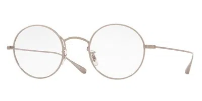 Pre-owned Oliver Peoples 0ov7972t Mcclory P Pewter Round Unisex Eyeglasses In Clear