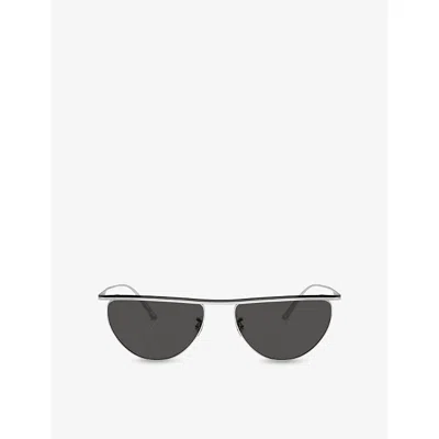 Oliver Peoples Womens Ov1342s 1984c Round-frame Metal Sunglasses Silver