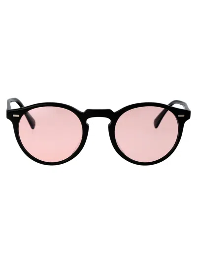 Oliver Peoples 1484 Grigio Workman Acetate Sunglasses In Pink