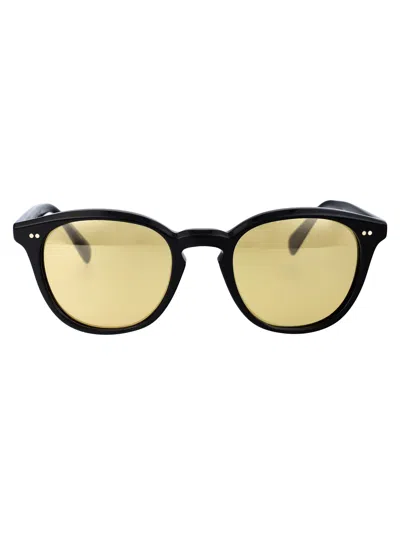 Oliver Peoples 1690 Fumo Merlot Acetate Sunglasses In Black