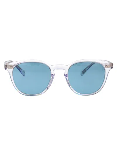 Oliver Peoples 1690 Fumo Merlot Acetate Sunglasses In Blue