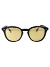 Oliver Peoples 1690 Fumo Merlot Acetate Sunglasses In Yellow