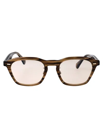 Oliver Peoples 174152 Tartarugato Atago Acetate Sunglasses In Brown