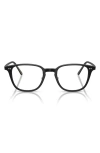 Oliver Peoples 1796 49mm Pillow Optical Glasses In Semi Matte Black/demo Lens