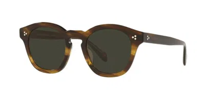 Pre-owned Oliver Peoples 1966c Ov 5548su Black/grey (1492/87) Sunglasses In Green