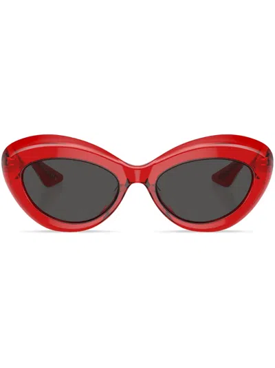 Oliver Peoples 1968c Cat-eye-sonnenbrille In Red