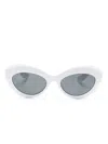 Oliver Peoples 1968c Cat-eye Frame Sunglasses In White