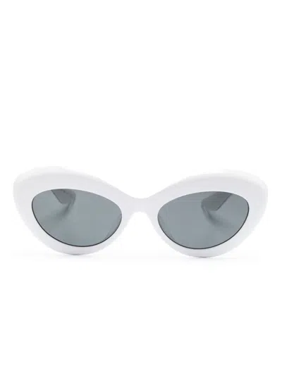 Oliver Peoples 1968c Cat-eye Frame Sunglasses In White