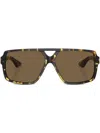 Oliver Peoples 1977c Oversize-frame Sunglasses In Schwarz