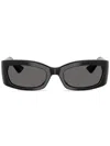 Oliver Peoples 1993 Sonnenbrille Mit Eckigem Gestell In Schwarz