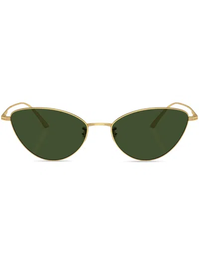 Oliver Peoples 1998c Cat-eye Sunglasses In Gold