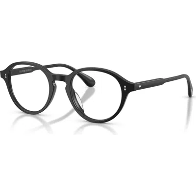 Oliver Peoples 45mm Phantos Optical Glasses In Black