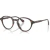 Oliver Peoples 45mm Phantos Optical Glasses In Brown