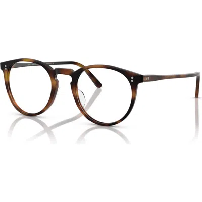 Oliver Peoples 47mm Phantos Optical Glasses In Black