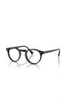 Oliver Peoples 47mm Phantos Optical Glasses In Black