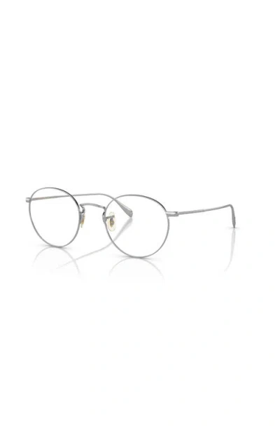 Oliver Peoples 47mm Phantos Optical Glasses In Metallic
