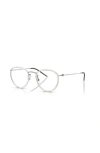Oliver Peoples 47mm Phantos Optical Glasses In Silver