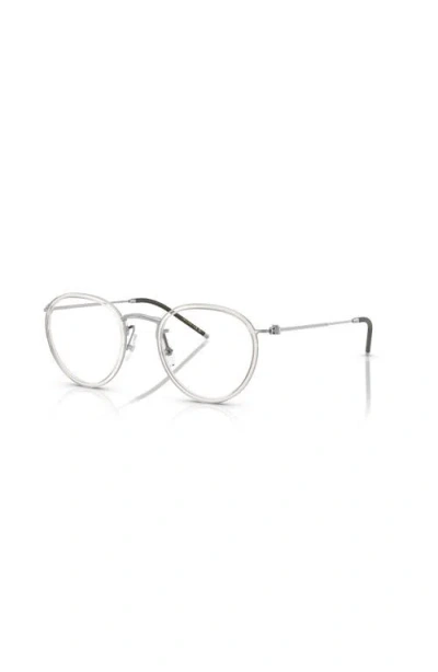 Oliver Peoples 47mm Phantos Optical Glasses In Silver