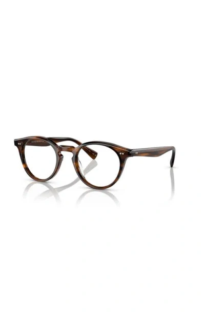 Oliver Peoples 48mm Phantos Optical Glasses In Brown