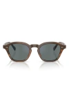 Oliver Peoples 48mm Small Square Sunglasses In Brown