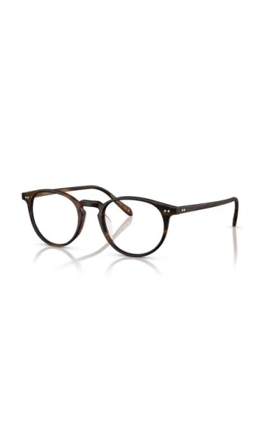 Oliver Peoples 49mm Phantos Optical Glasses In Black