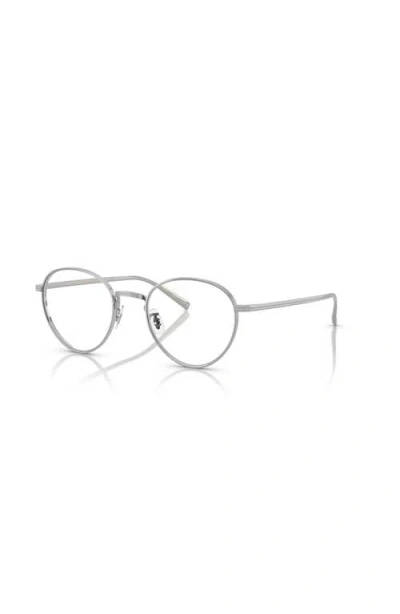 Oliver Peoples 49mm Phantos Optical Glasses In Metallic