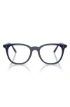 Oliver Peoples 49mm Pillow Optical Glasses In Blue