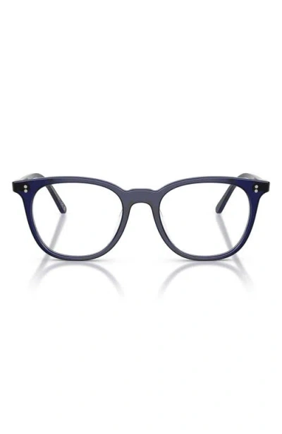 Oliver Peoples 49mm Pillow Optical Glasses In Blue