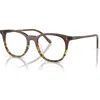 Oliver Peoples 49mm Rectangle Optical Glasses In Black