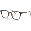 Oliver Peoples 49mm Rectangle Optical Glasses In Brown