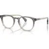 Oliver Peoples 49mm Round Optical Glasses In Gray
